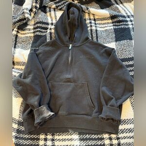 PINK Victoria's Secret Black Hoodie Sweater